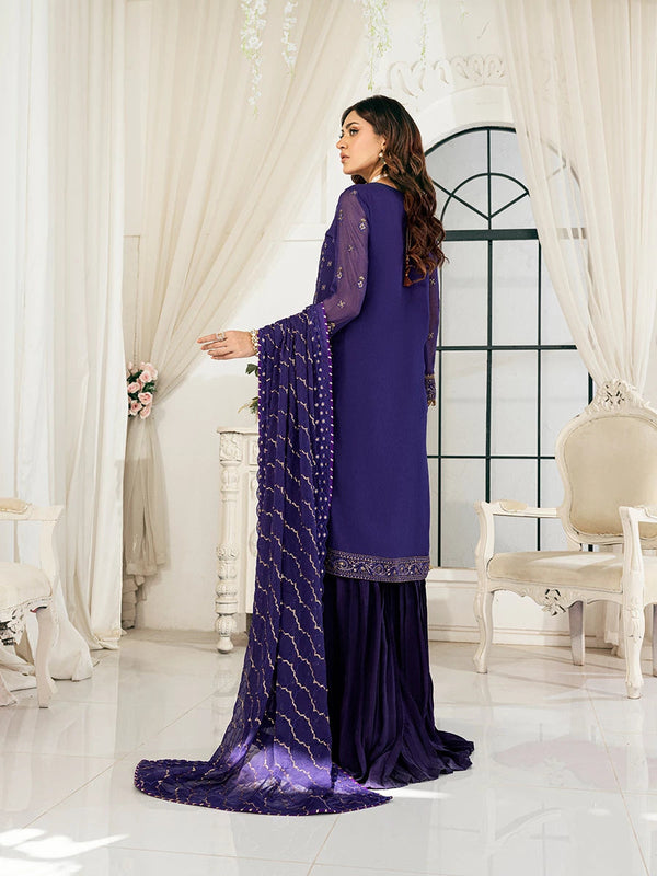 Salitex | Signature Festive Chiffon | SUNS7CH046UT by Salitex - Designer Dress - Type: Ladies Clothes - Available at Libayah - 100% Original