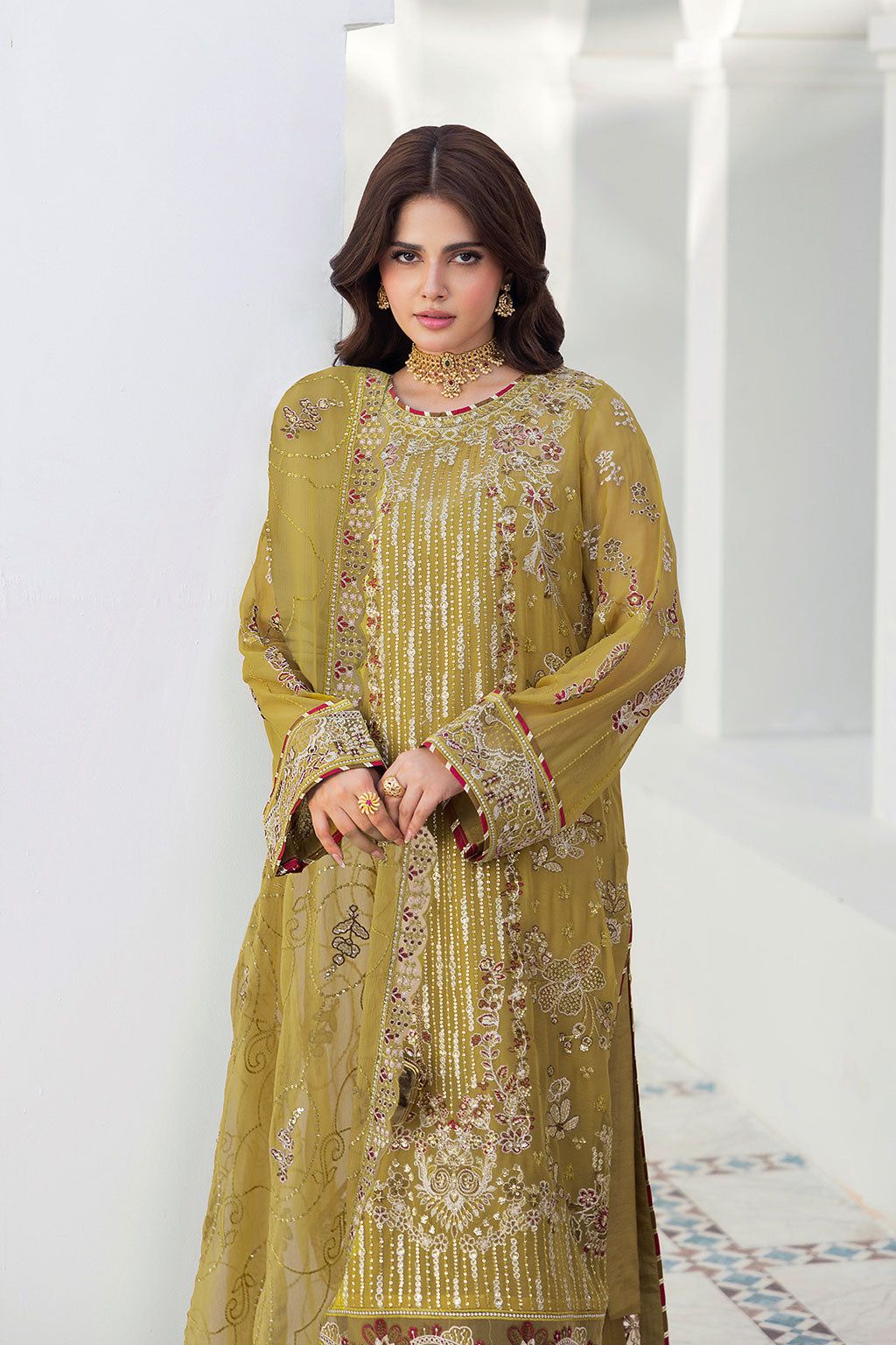 Ramsha | Sonehri Collection | BB-304 by Ramsha - Designer Dress  - Type : Ladies Clothes - Available at Libayah - 100% Original 