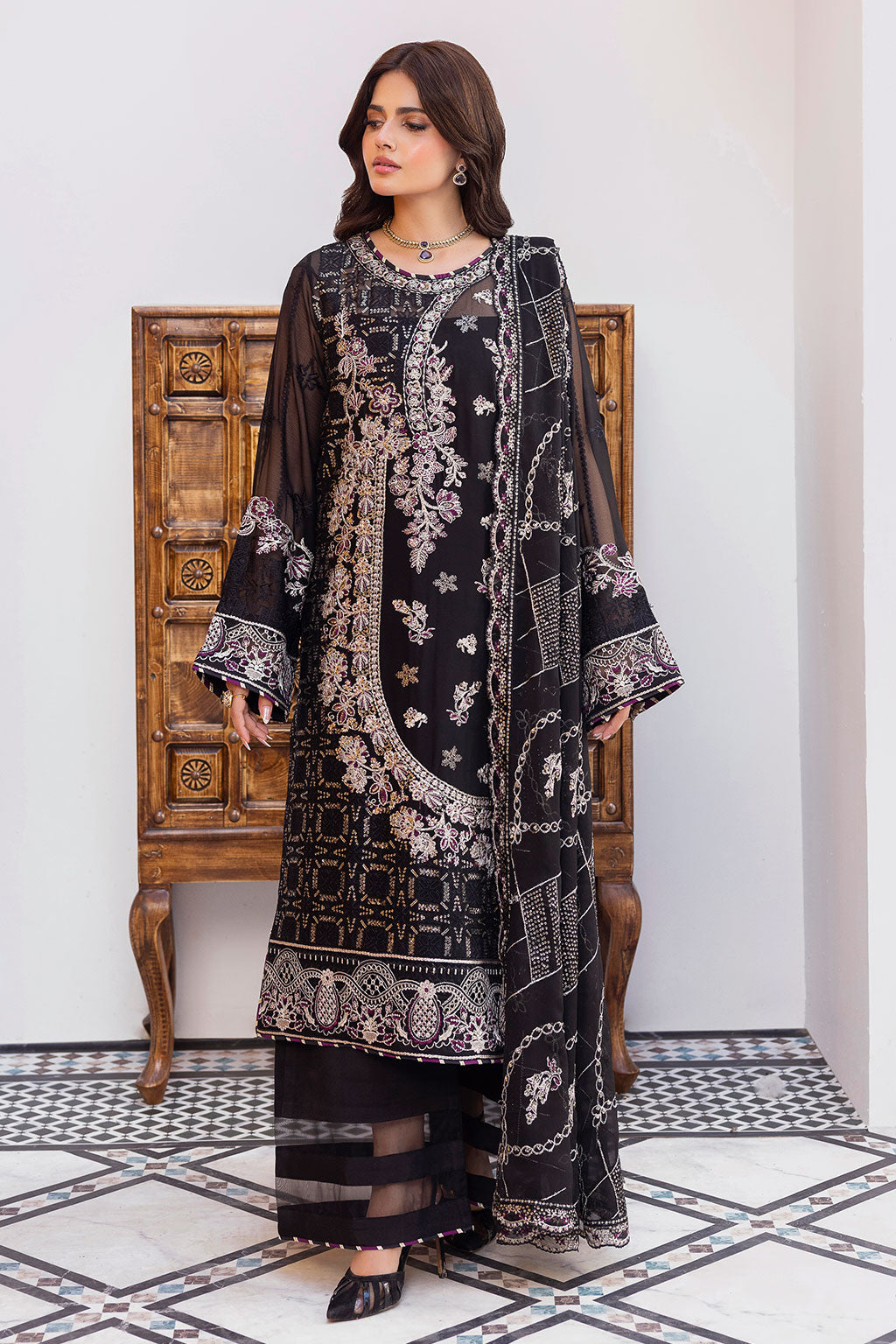 Ramsha | Sonehri Collection | BB-306 by Ramsha - Designer Dress  - Type : Ladies Clothes - Available at Libayah - 100% Original 