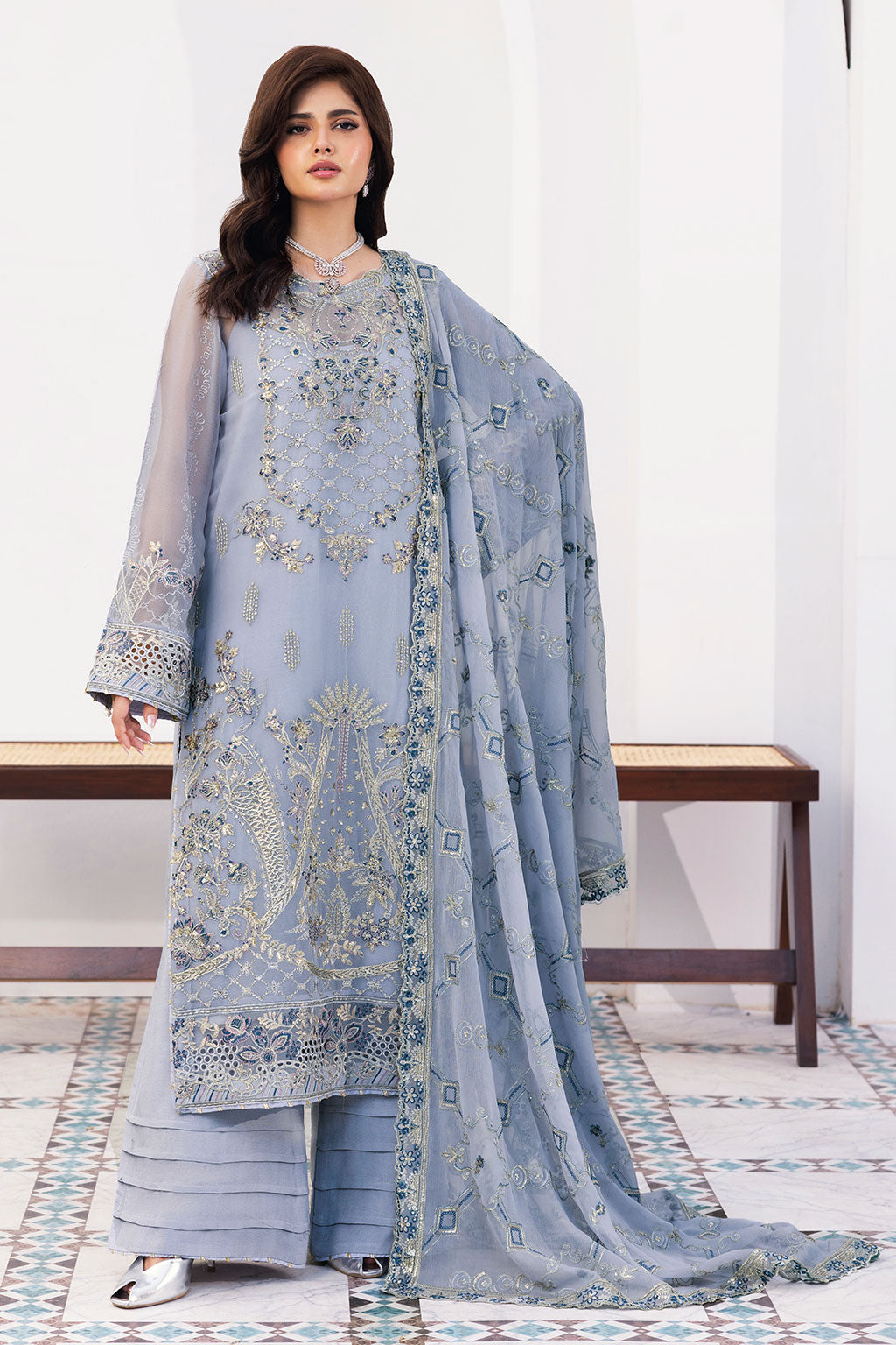 Ramsha | Sonehri Collection | BB-308 by Ramsha - Designer Dress  - Type : Ladies Clothes - Available at Libayah - 100% Original 