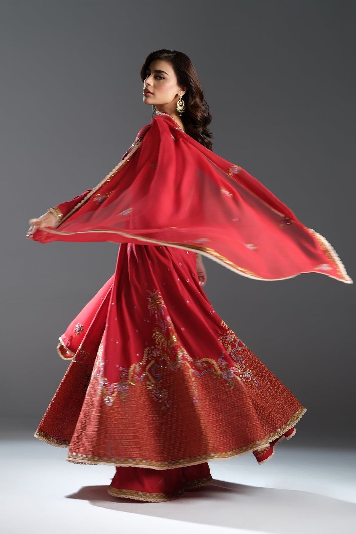 Fahad Hussayn | Pehra Luxury Pret 24 | SPIRE by Fahad Hussayn - Designer Dress - Type: Ladies Clothes - Available at Libayah - 100% Original