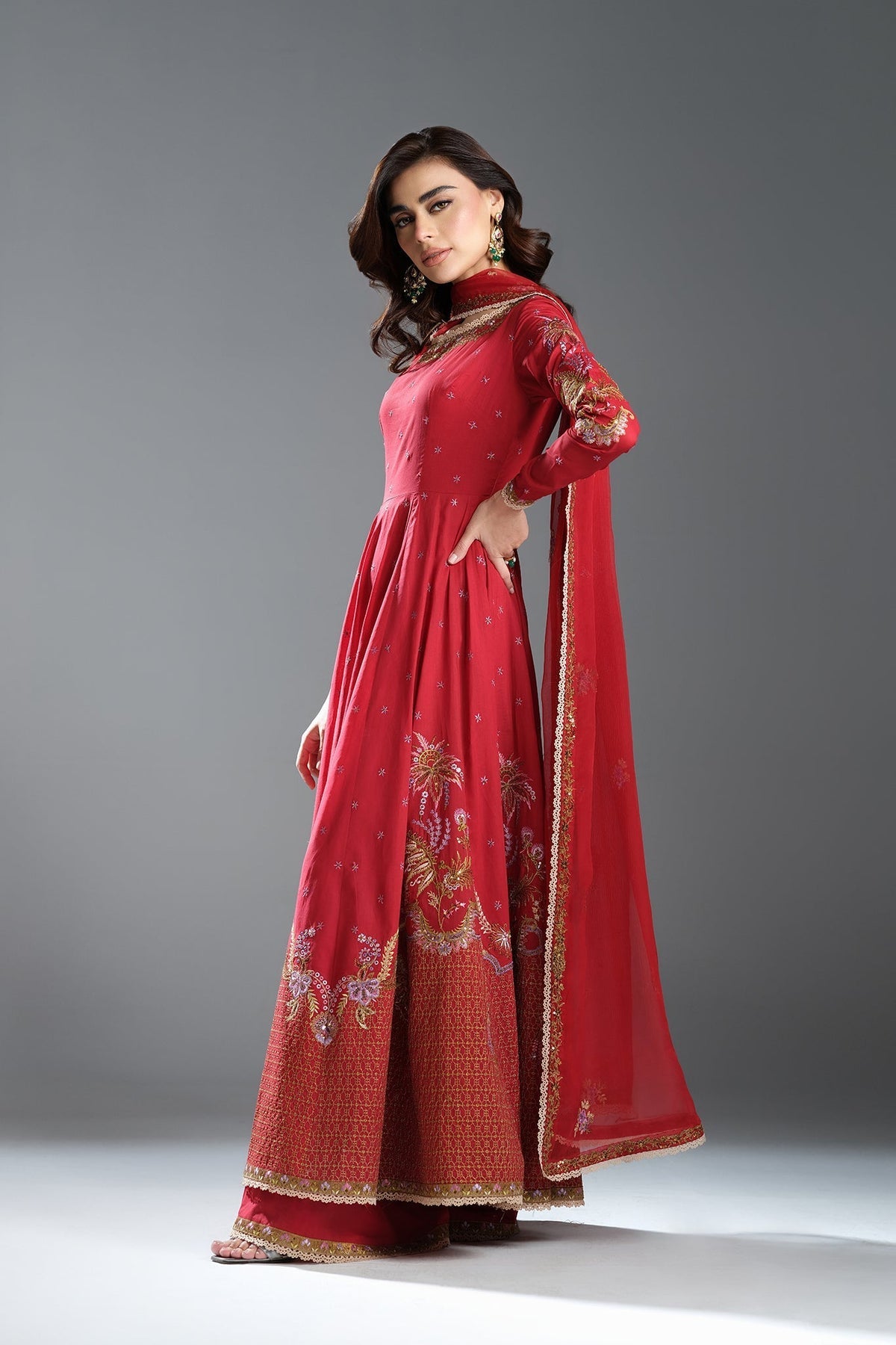 Fahad Hussayn | Pehra Luxury Pret 24 | SPIRE by Fahad Hussayn - Designer Dress - Type: Ladies Clothes - Available at Libayah - 100% Original