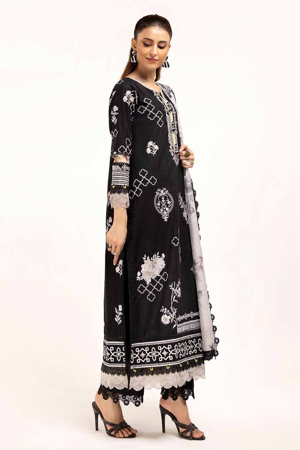 Gul Ahmed | Winter Collection 24 | Zari Jacquard Dupatta ST-42010 by Gul Ahmed - Designer Dress - Type: Ladies Clothes - Available at Libayah - 100% Original