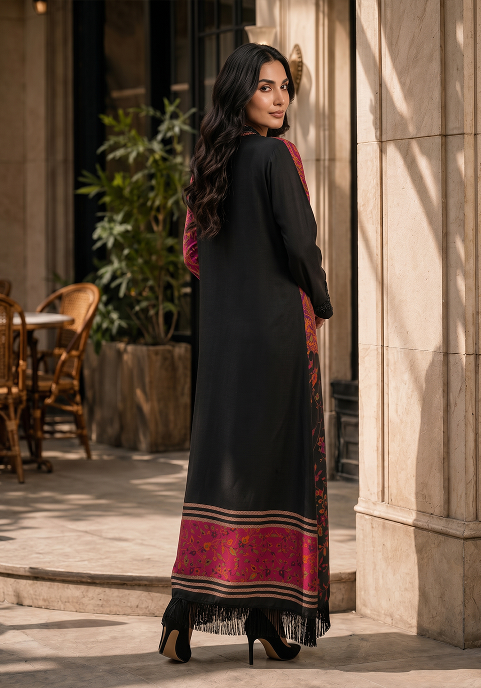Zarqash | Silk Edit 26 | Crimson Caravan by Zarqash - Designer Dress  - Type : Ladies Clothes - Available at Libayah - 100% Original 
