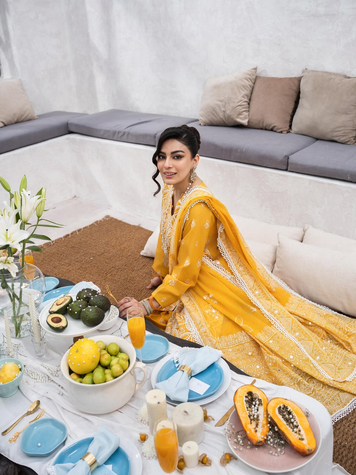 Taanabaana | Mem Saab Collection | M3241 by TaanaBaana - Designer Dress - Type: Ladies Clothes - Available at Libayah - 100% Original