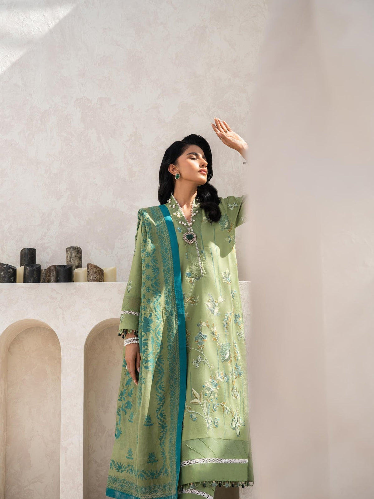 Taanabaana | Mem Saab Collection | M3242 by TaanaBaana - Designer Dress - Type: Ladies Clothes - Available at Libayah - 100% Original
