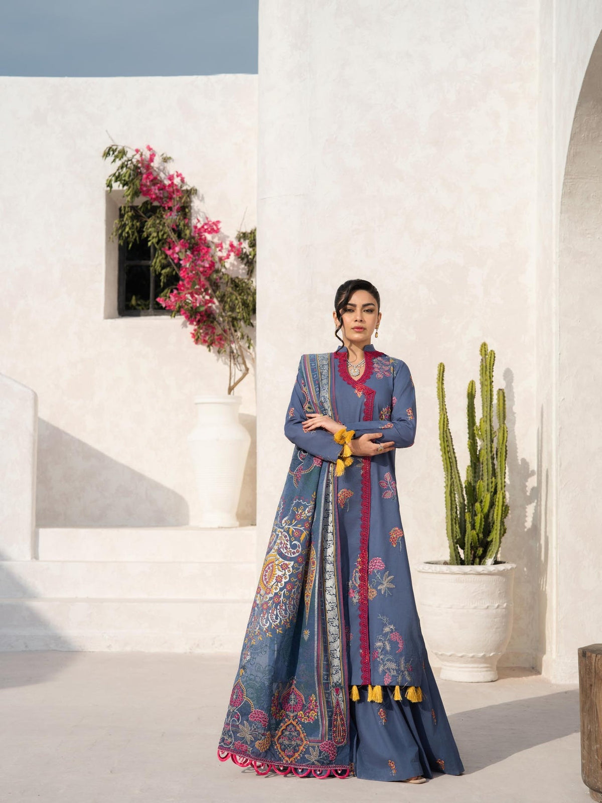 Taanabaana | Mem Saab Collection | M3244 by TaanaBaana - Designer Dress - Type: Ladies Clothes - Available at Libayah - 100% Original