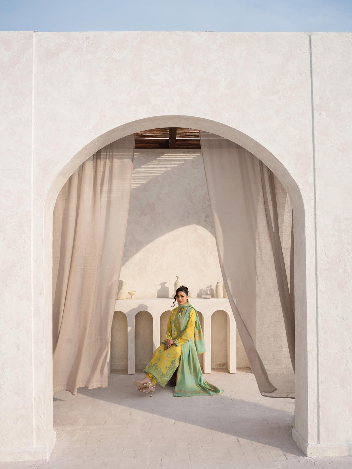 Taanabaana | Mem Saab Collection | M3249 by TaanaBaana - Designer Dress - Type: Ladies Clothes - Available at Libayah - 100% Original