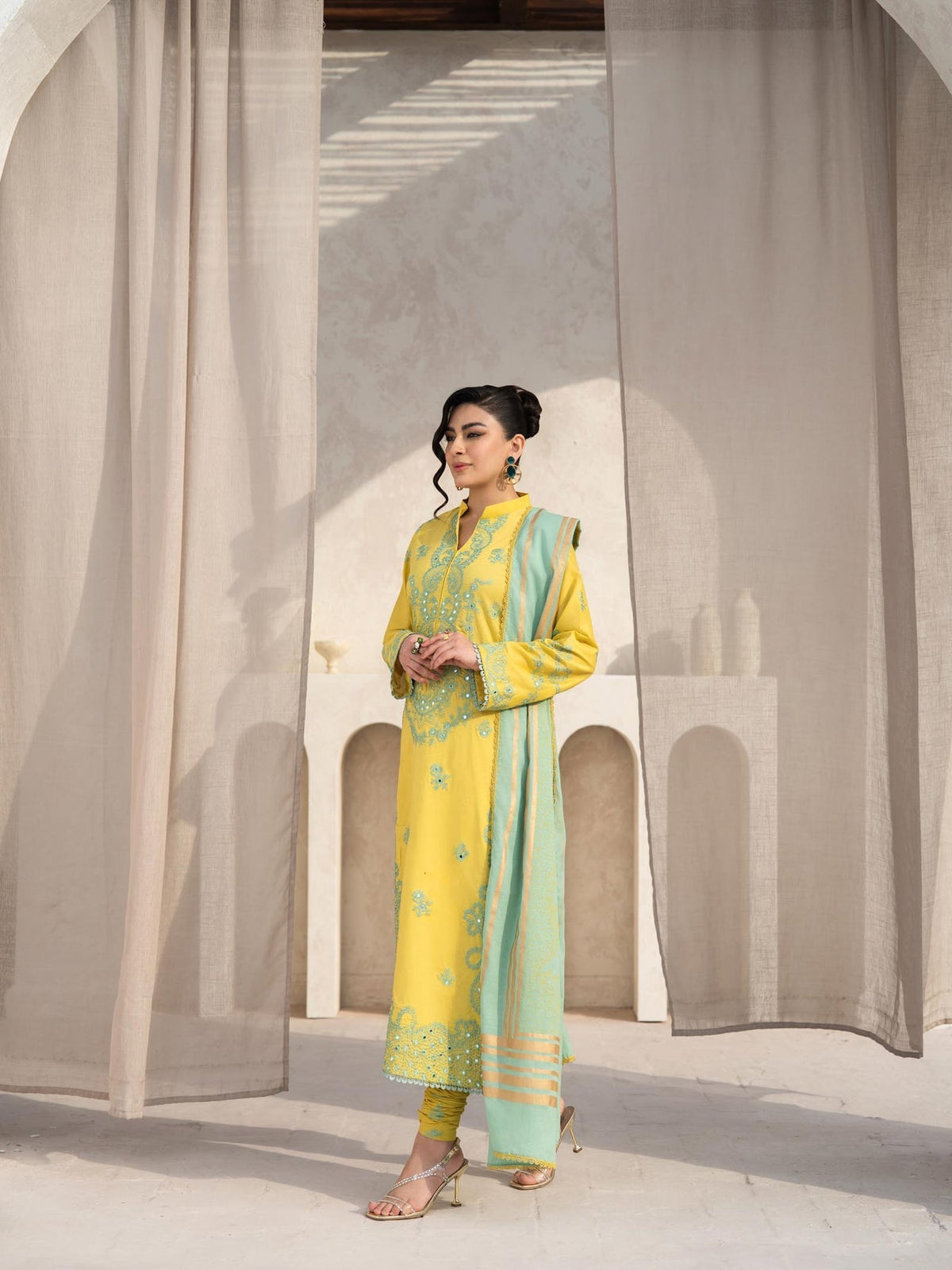 Taanabaana | Mem Saab Collection | M3249 by TaanaBaana - Designer Dress - Type: Ladies Clothes - Available at Libayah - 100% Original