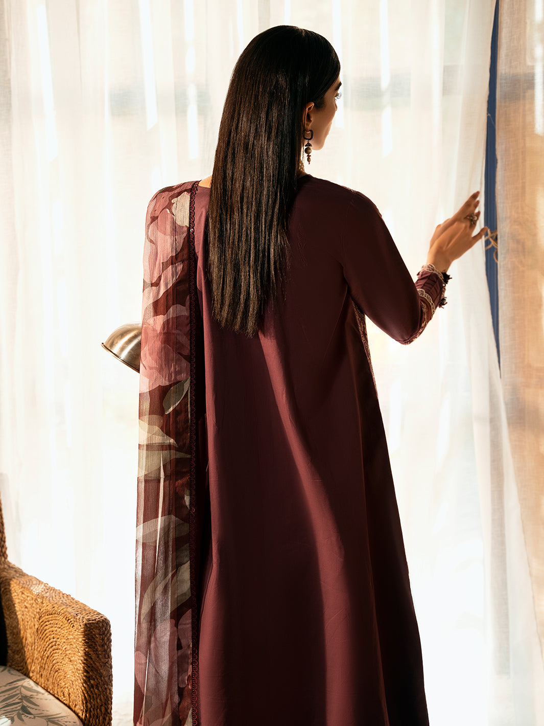Izel | Dastak Luxury Lawn | TABEER by Izel - Designer Dress - Type: Ladies Clothes - Available at Libayah - 100% Original