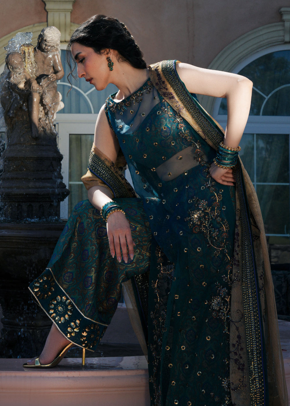 Laj by Lajwanti | Runaway Formals 25 | Teal Aura