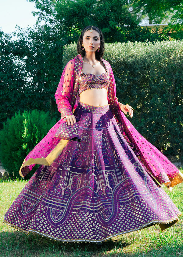 Royal Amethyst – authentic Pakistani formal dress from the Laj by Lajwanti Runaway Formals 25 collection for women in the UK