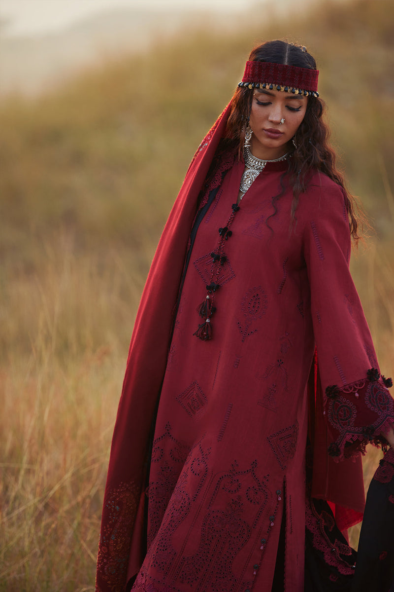 Saira Rizwan | Winter Khaddar 25 | NAZNEEN-SRW25-04 by Saira Rizwan - Designer Dress  - Type : Ladies Clothes - Available at Libayah - 100% Original 