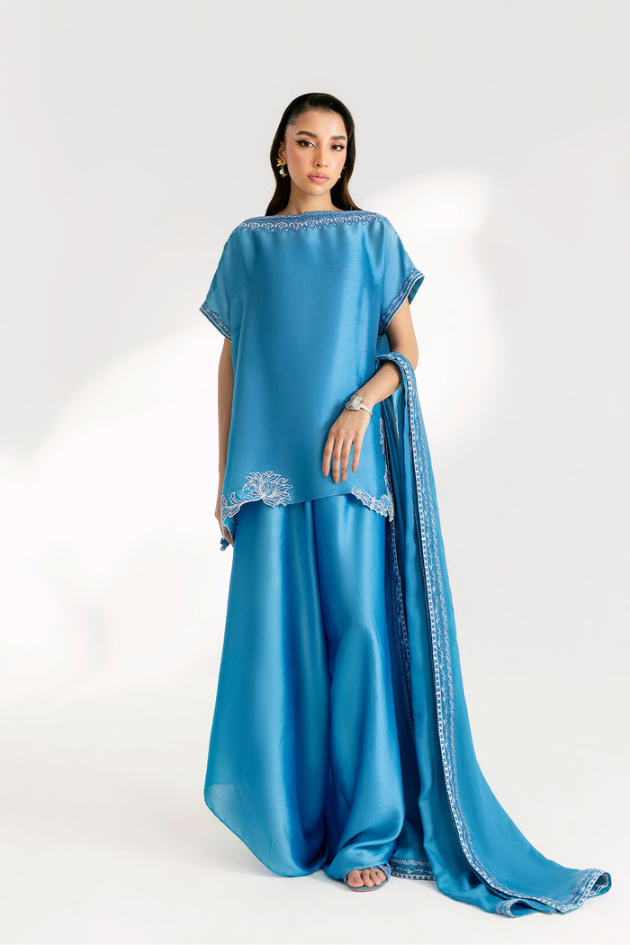 NOORE – authentic Pakistani dress from the Saira Rizwan Silk Pret 25 collection for women in the UK.