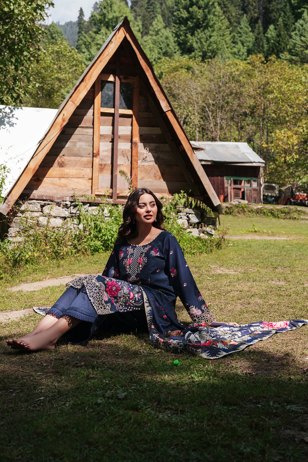 Afsanah | Silent in the Pine Tale | AL-102 - by Libayah - Registered Vendor of : Afsanah - 100% Original Designer Dress