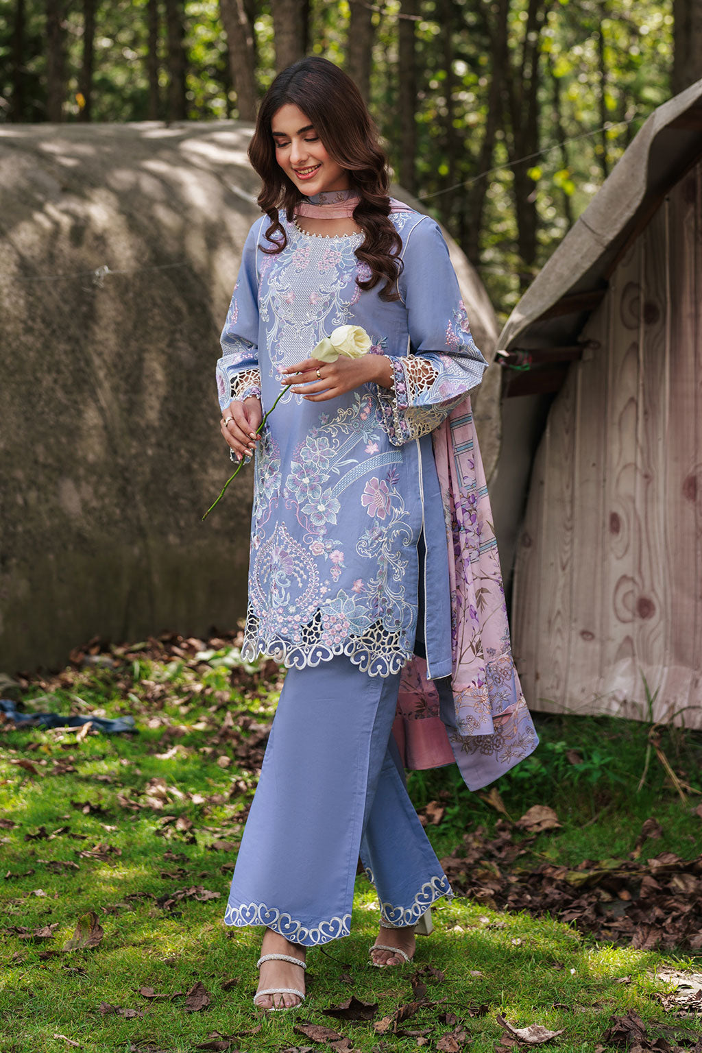 Afsanah | Silent in the Pine Tale | AL-103 - by Libayah - Registered Vendor of : Afsanah - 100% Original Designer Dress