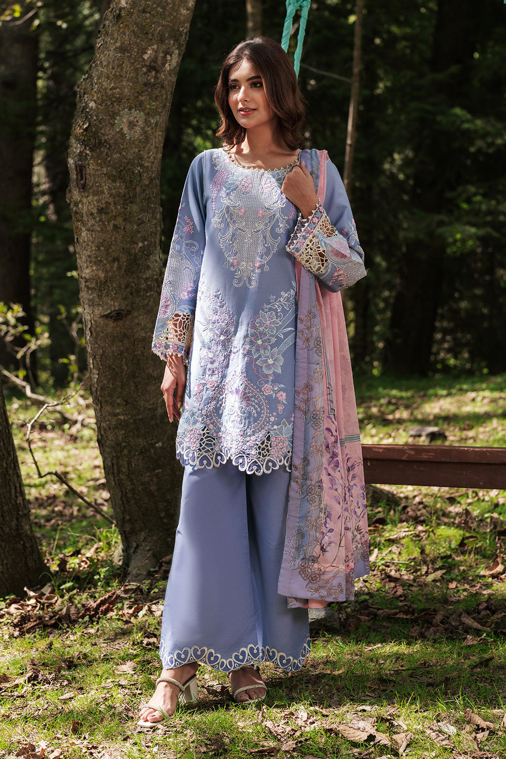 Afsanah | Silent in the Pine Tale | AL-103 - by Libayah - Registered Vendor of : Afsanah - 100% Original Designer Dress