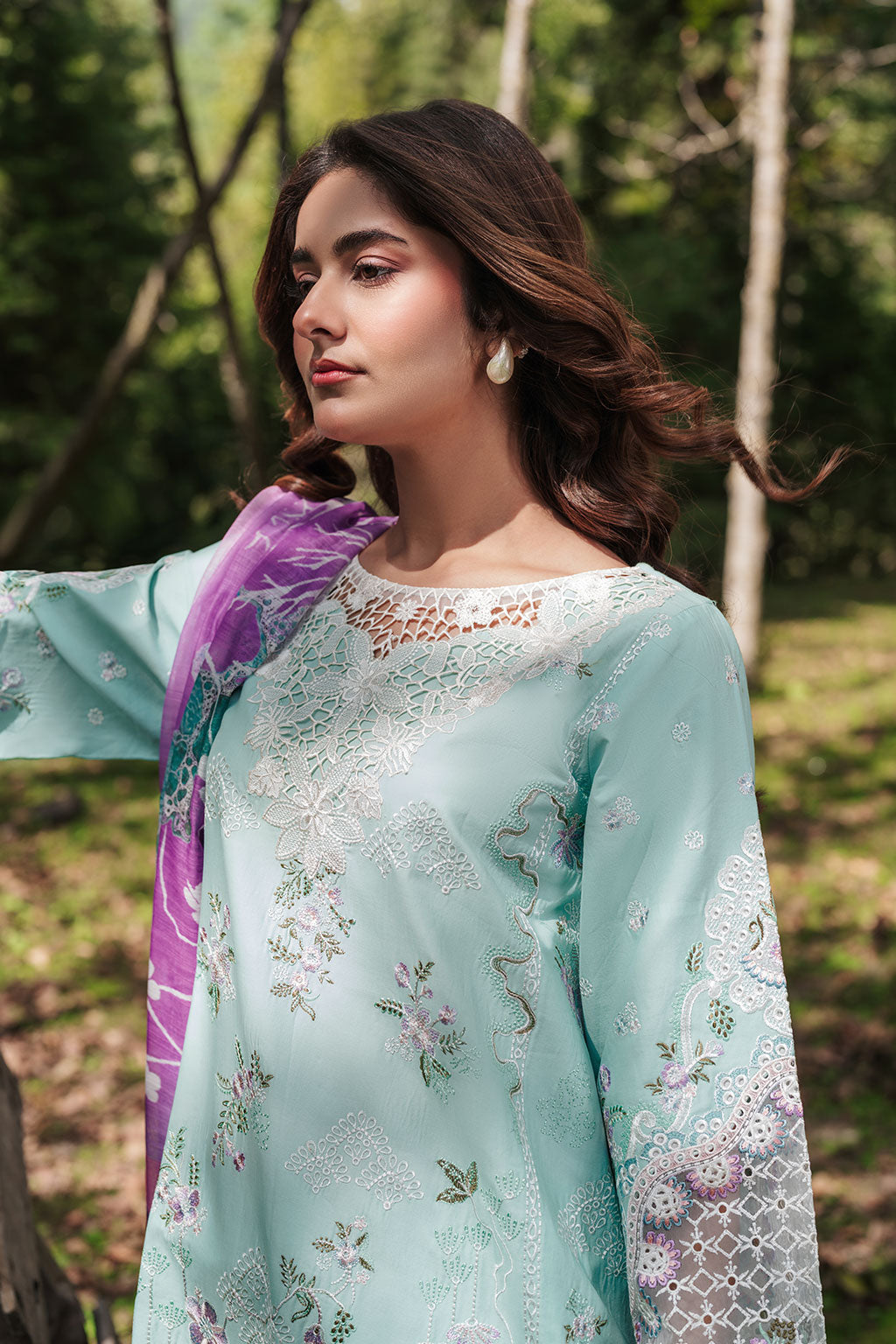 Afsanah | Silent in the Pine Tale | AL-105 - by Libayah - Registered Vendor of : Afsanah - 100% Original Designer Dress