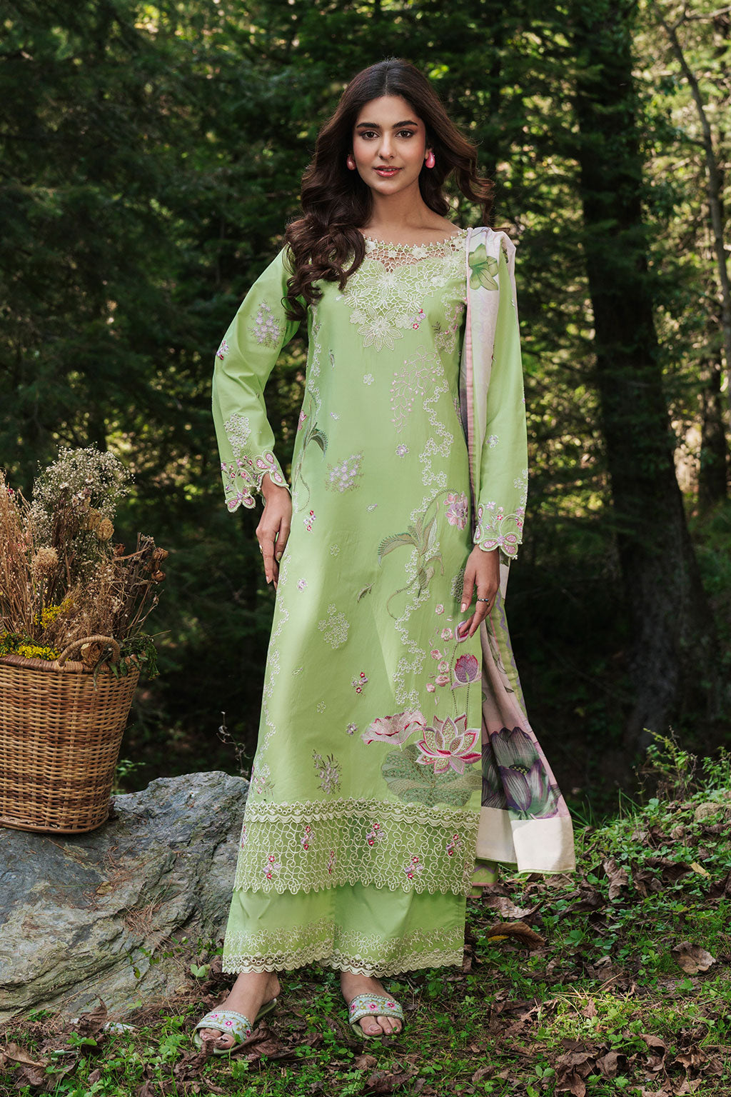Afsanah | Silent in the Pine Tale | AL-107 - by Libayah - Registered Vendor of : Afsanah - 100% Original Designer Dress