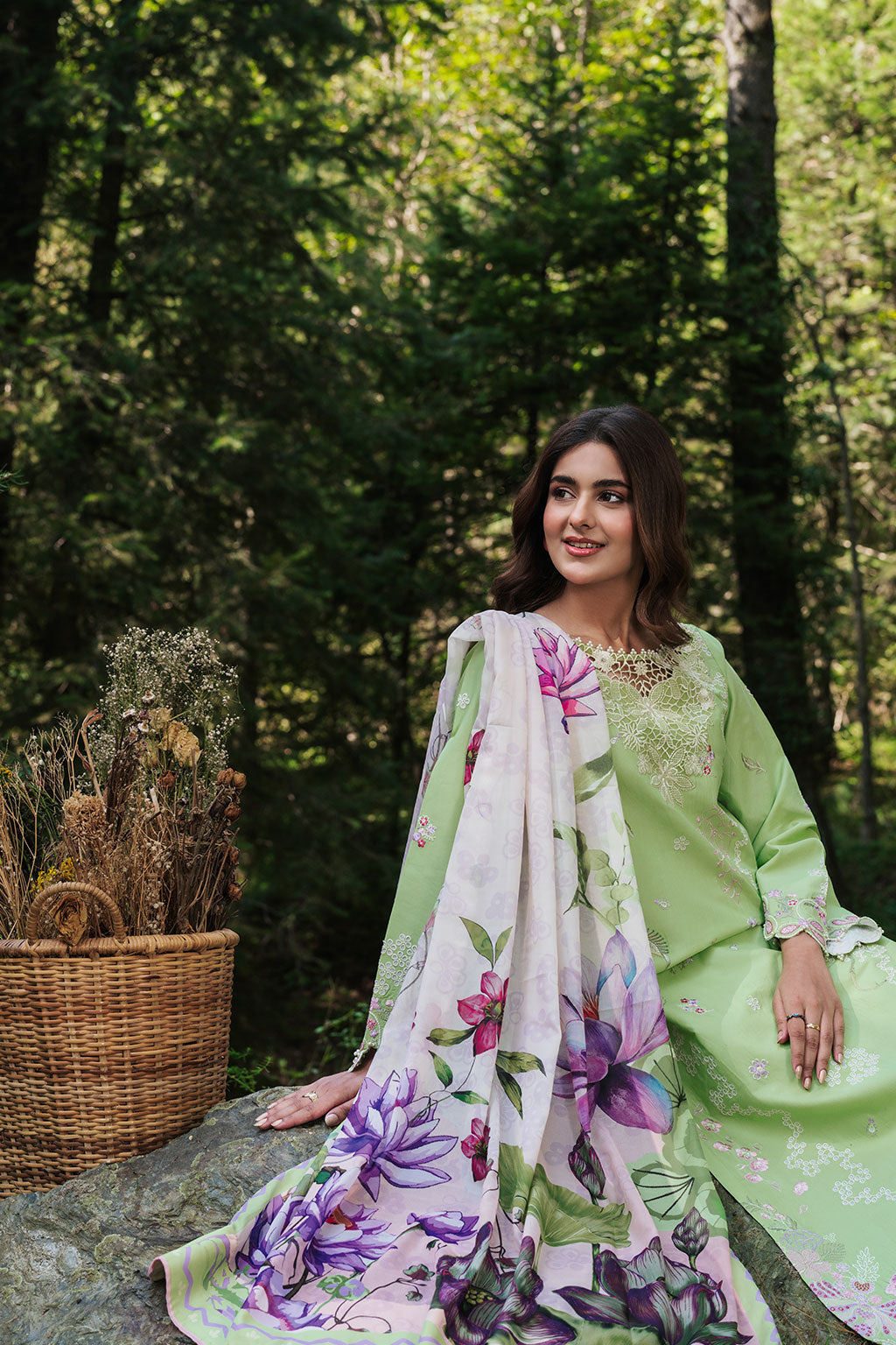 Afsanah | Silent in the Pine Tale | AL-107 - by Libayah - Registered Vendor of : Afsanah - 100% Original Designer Dress