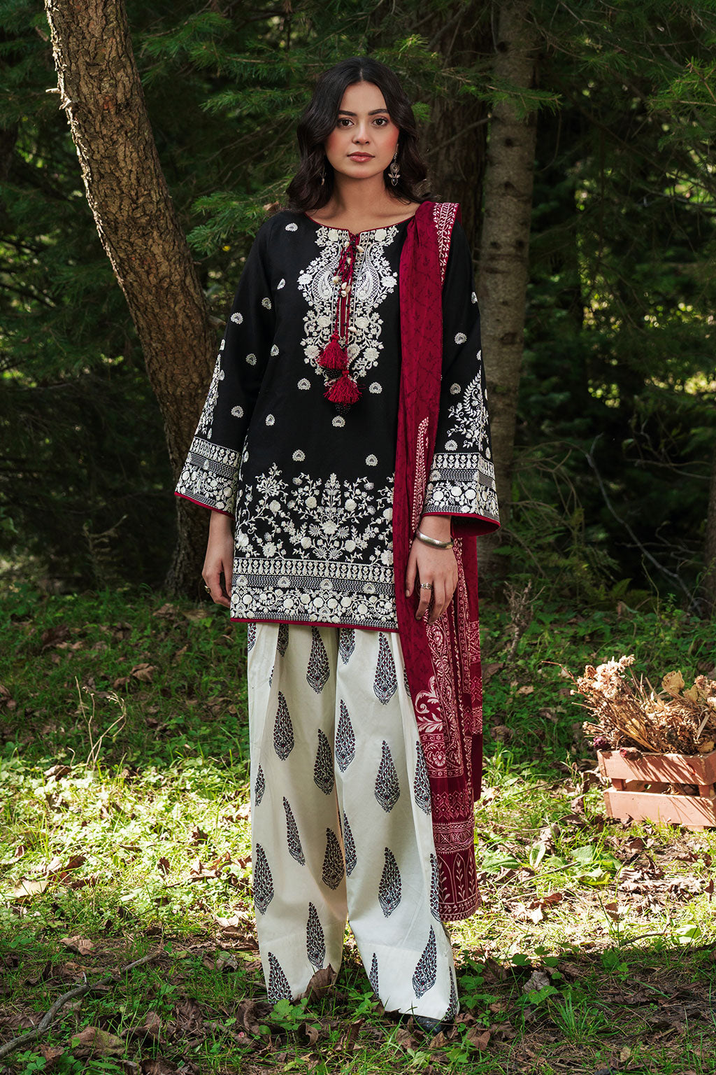 Afsanah | Silent in the Pine Tale | AL-108 - by Libayah - Registered Vendor of : Afsanah - 100% Original Designer Dress