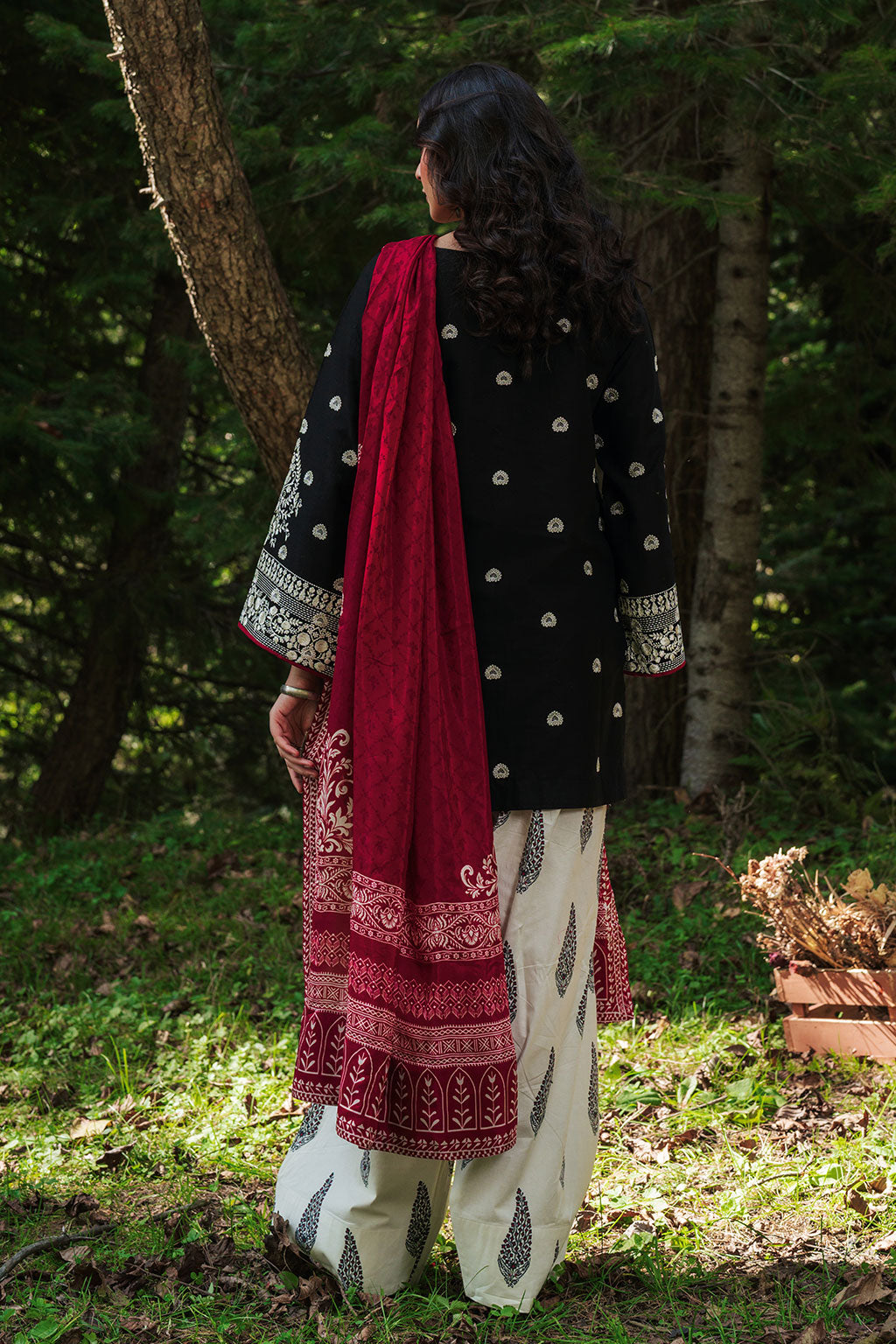 Afsanah | Silent in the Pine Tale | AL-108 - by Libayah - Registered Vendor of : Afsanah - 100% Original Designer Dress