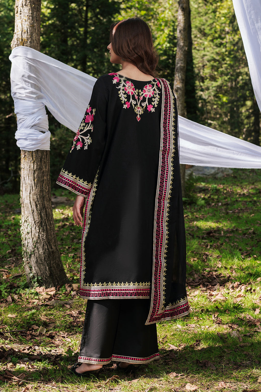 Afsanah | Silent in the Pine Tale | AL-109 - by Libayah - Registered Vendor of : Afsanah - 100% Original Designer Dress