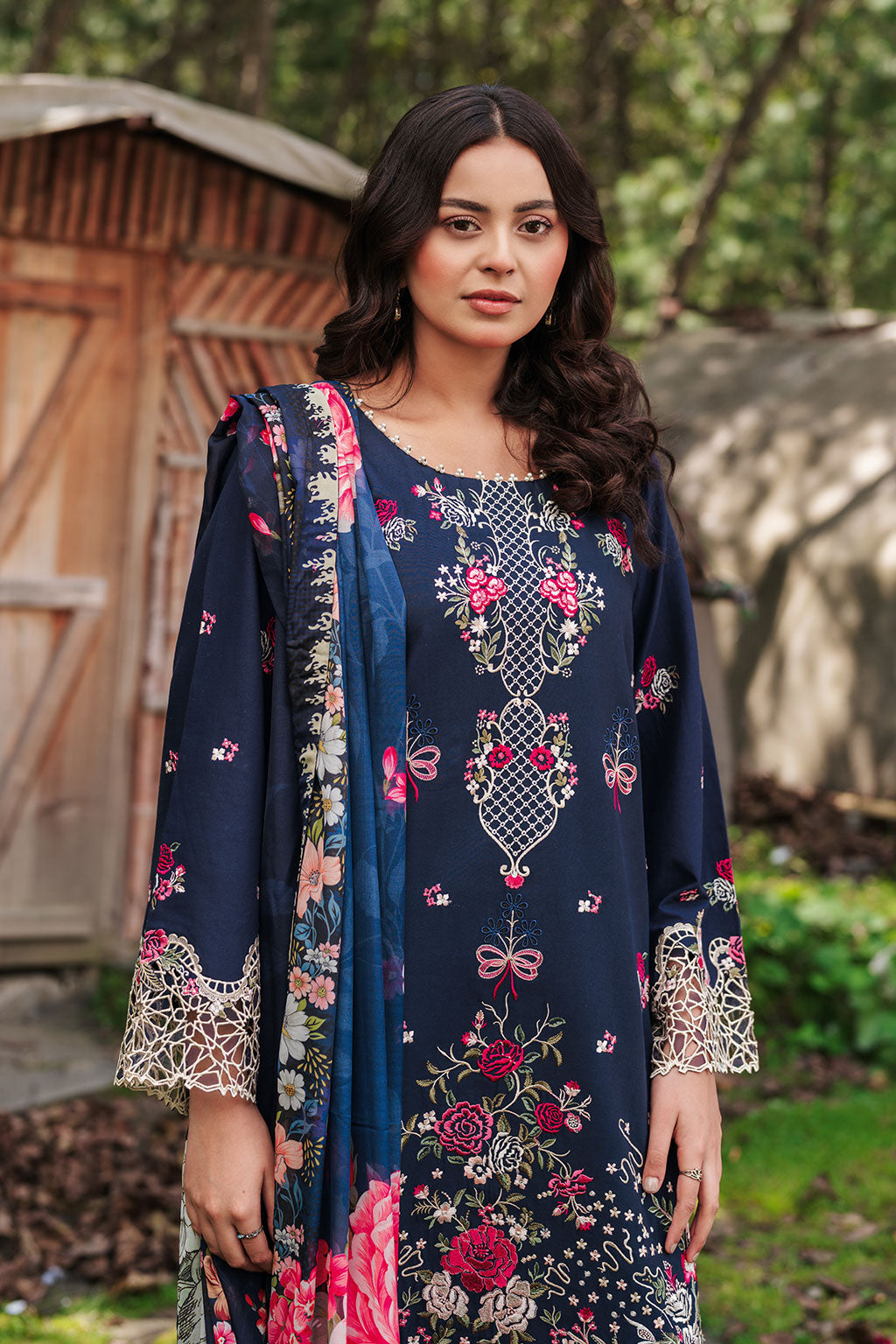 Afsanah | Silent in the Pine Tale | AL-102 - by Libayah - Registered Vendor of : Afsanah - 100% Original Designer Dress