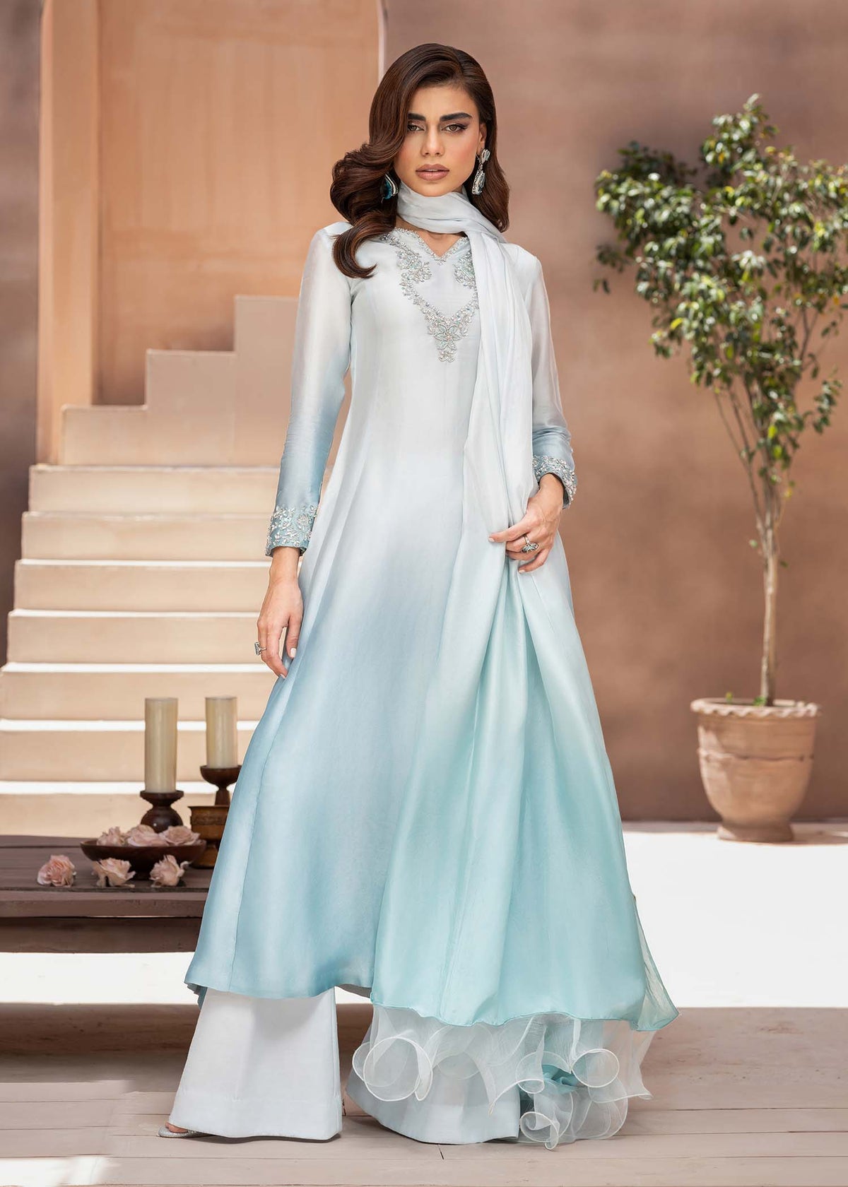 Mahum Asad | The Ultimate Edit 24 | Gradiant by Mahum Asad - Designer Dress - Type: Ladies Clothes - Available at Libayah - 100% Original