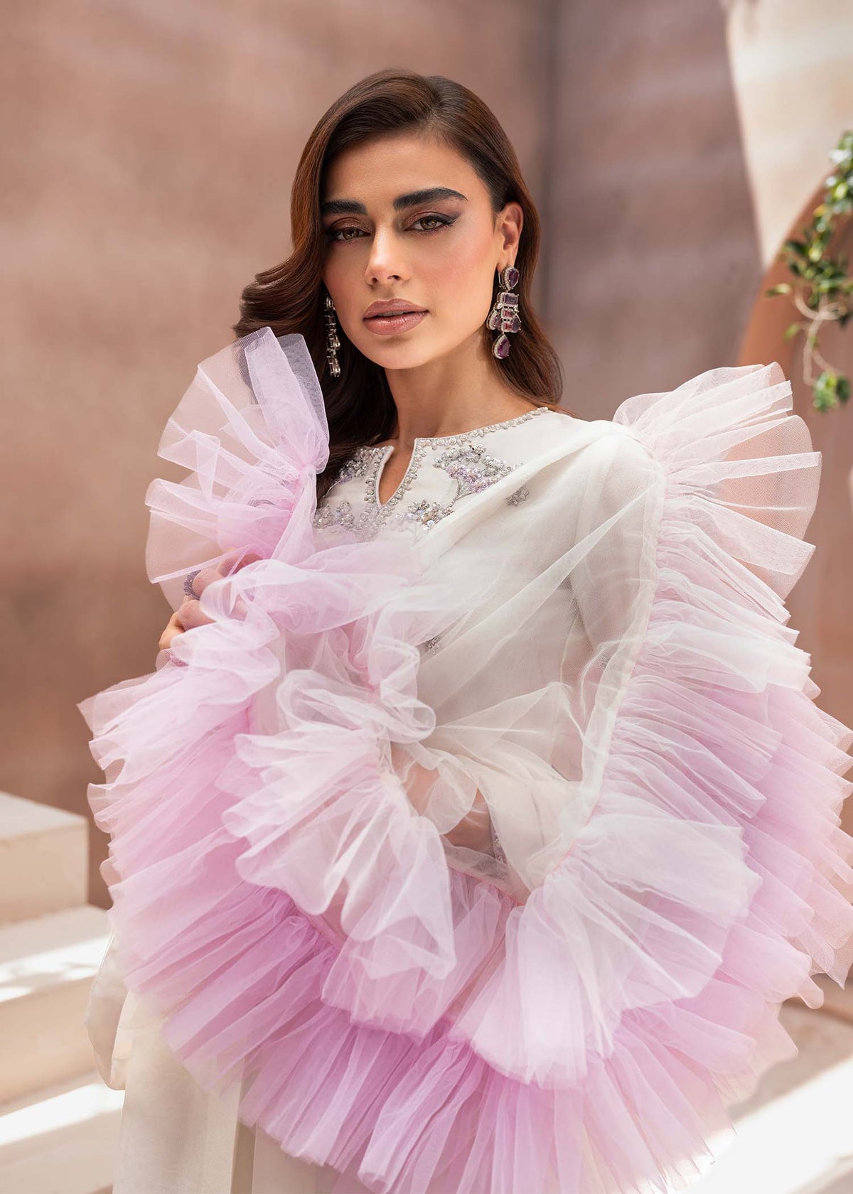 Mahum Asad | The Ultimate Edit 24 | Lilac love by Mahum Asad - Designer Dress - Type: Ladies Clothes - Available at Libayah - 100% Original