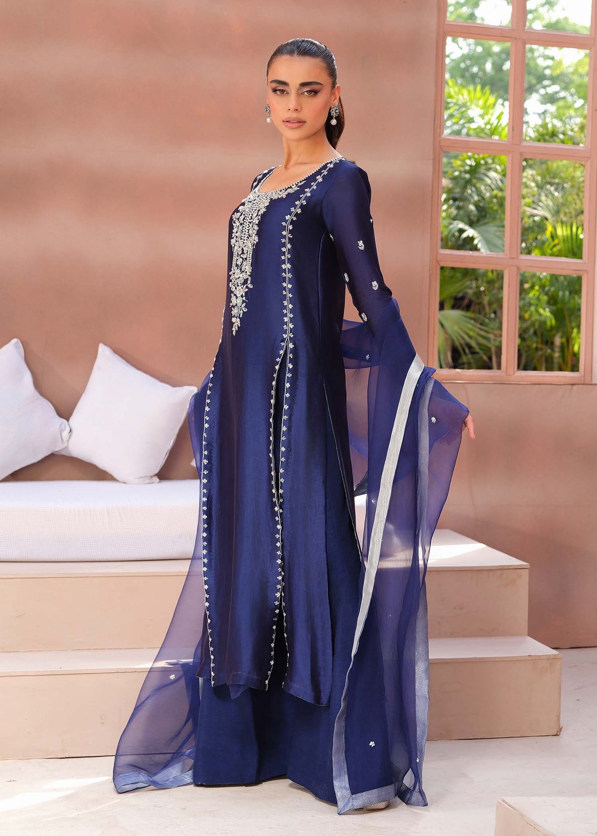 Mahum Asad | The Ultimate Edit 24 | Midnight by Mahum Asad - Designer Dress - Type: Ladies Clothes - Available at Libayah - 100% Original