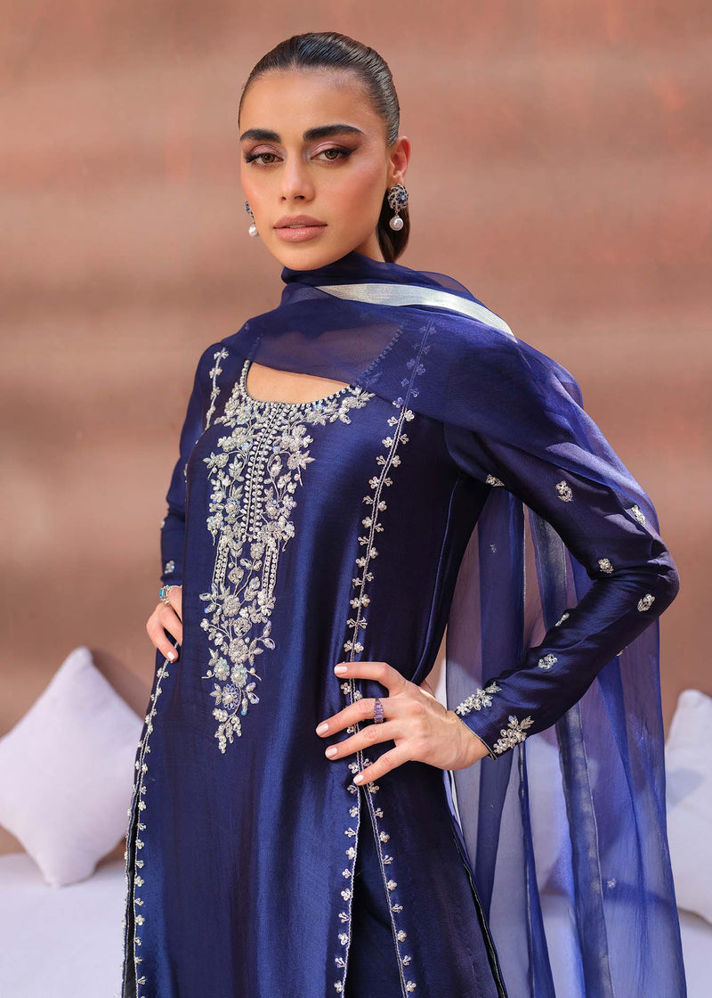 Mahum Asad | The Ultimate Edit 24 | Midnight by Mahum Asad - Designer Dress - Type: Ladies Clothes - Available at Libayah - 100% Original