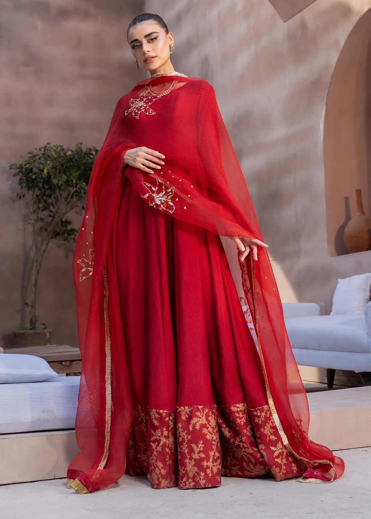 Mahum Asad | The Ultimate Edit 24 | Ruby Woo by Mahum Asad - Designer Dress - Type: Ladies Clothes - Available at Libayah - 100% Original