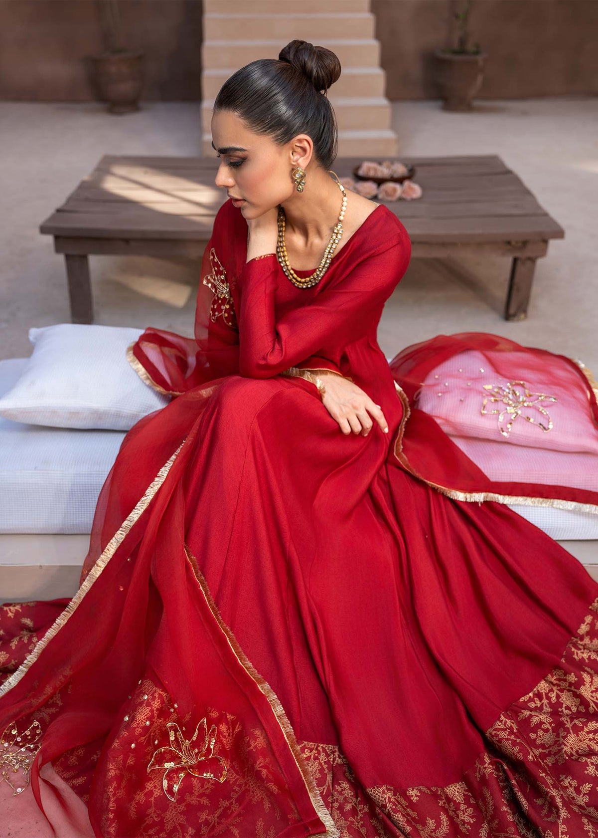 Mahum Asad | The Ultimate Edit 24 | Ruby Woo by Mahum Asad - Designer Dress - Type: Ladies Clothes - Available at Libayah - 100% Original