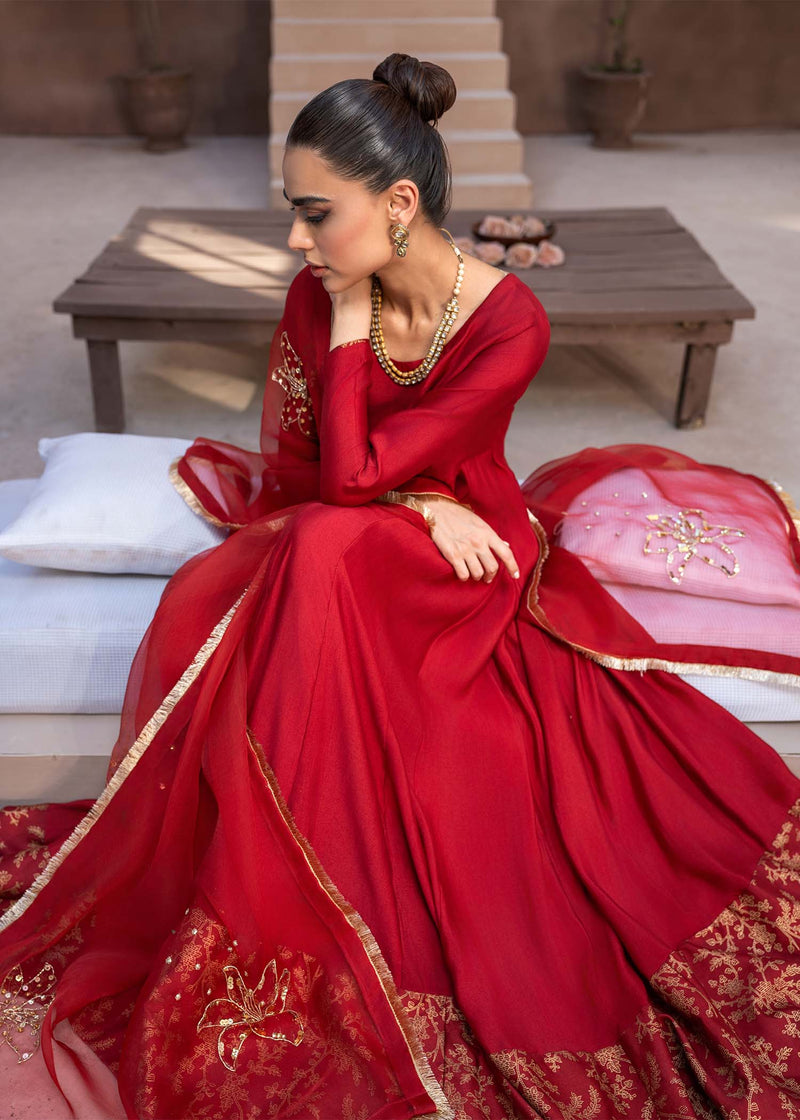 Mahum Asad | The Ultimate Edit 24 | Ruby Woo by Mahum Asad - Designer Dress - Type: Ladies Clothes - Available at Libayah - 100% Original