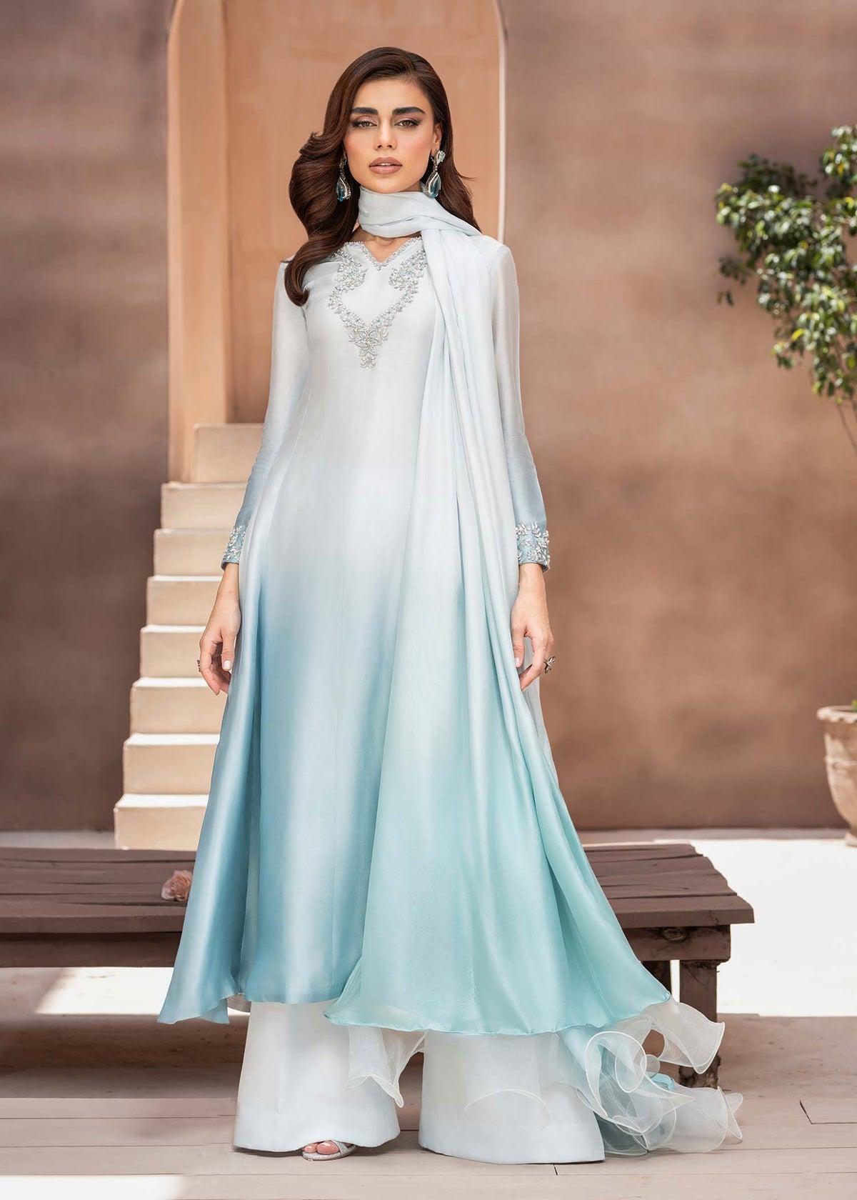 Mahum Asad | The Ultimate Edit 24 | Gradiant by Mahum Asad - Designer Dress - Type: Ladies Clothes - Available at Libayah - 100% Original