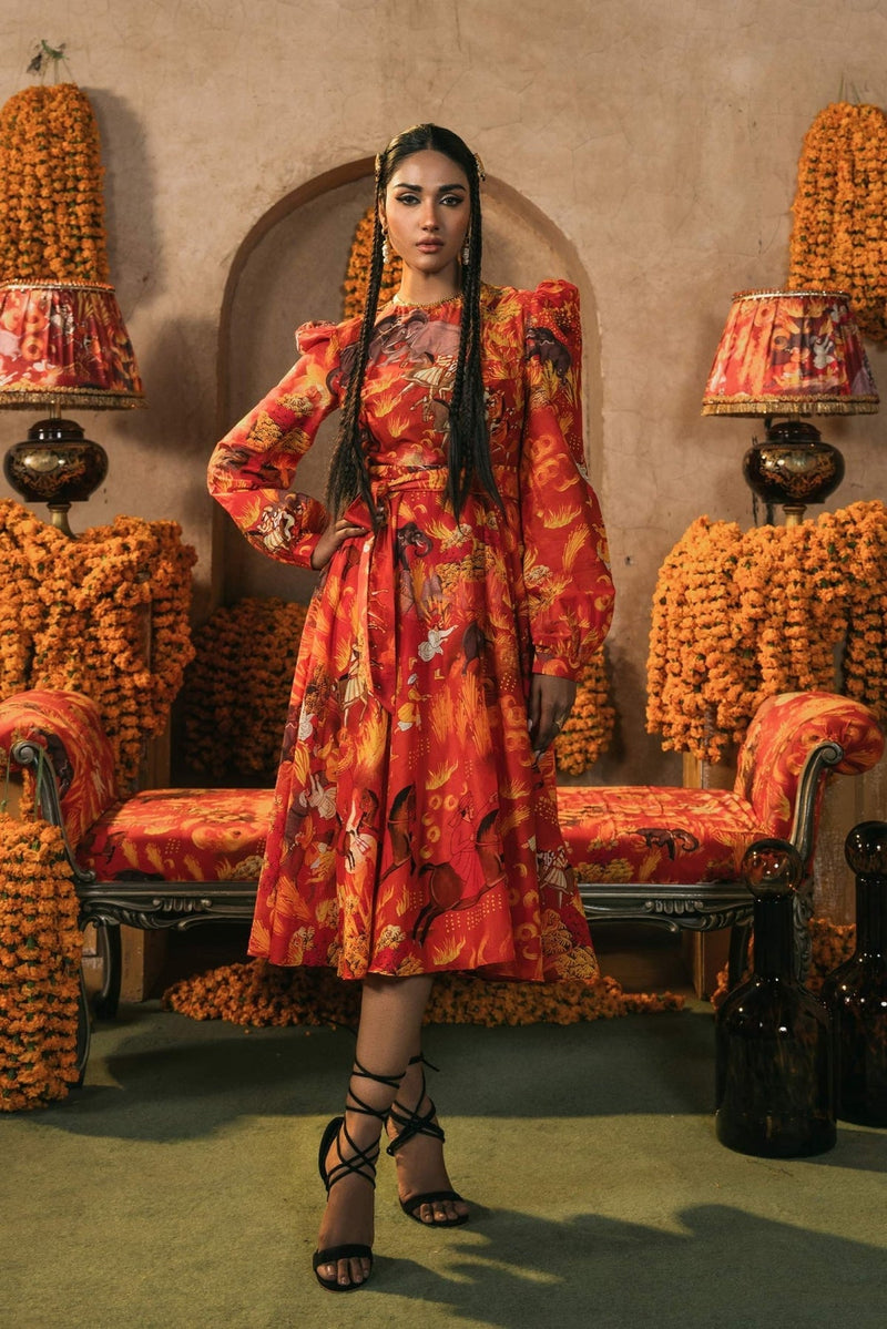 Fahad Hussayn | Lawn Banger | Toranj by Fahad Hussayn - Designer Dress - Type: Ladies Clothes - Available at Libayah - 100% Original