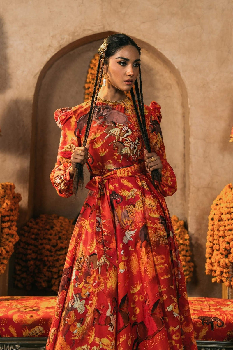 Fahad Hussayn | Lawn Banger | Toranj by Fahad Hussayn - Designer Dress - Type: Ladies Clothes - Available at Libayah - 100% Original
