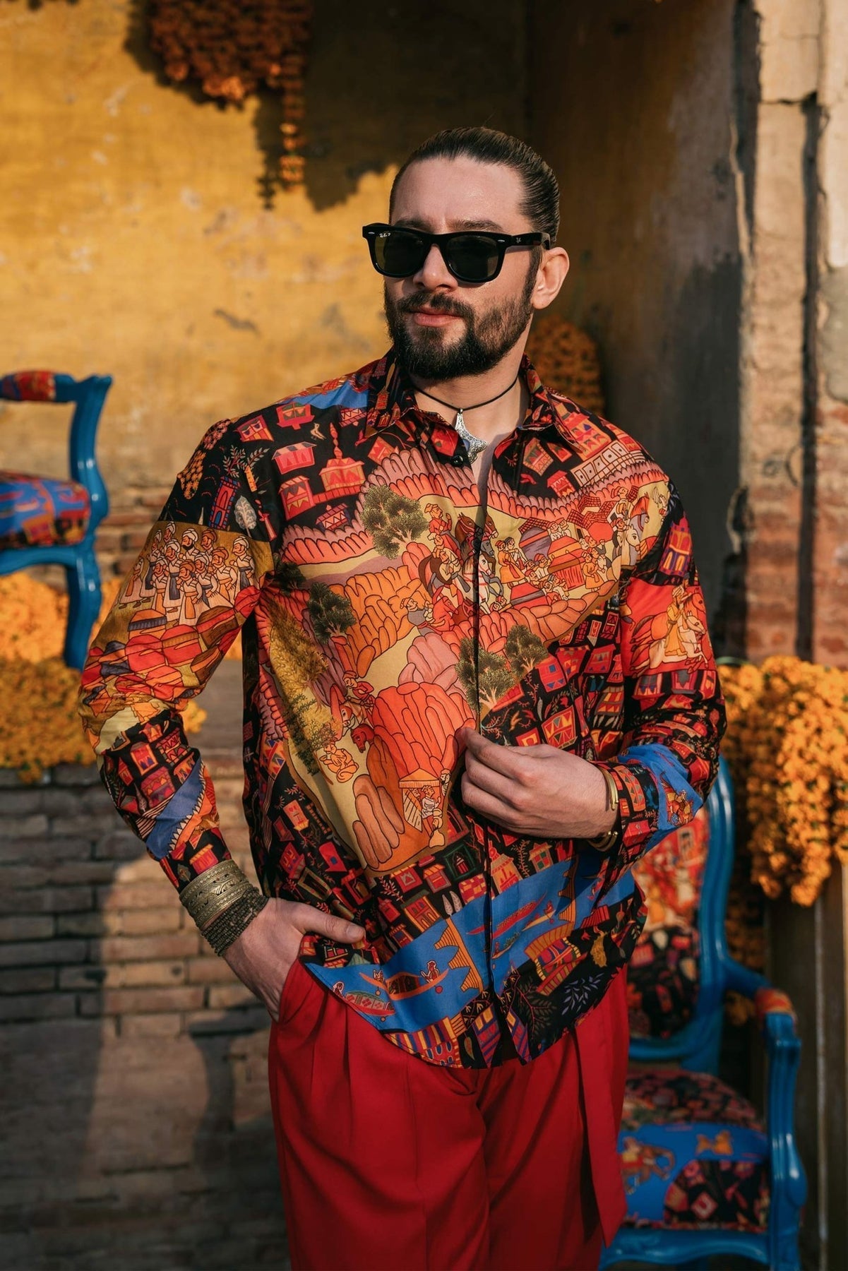 Pakistani Menswear | Tutinama by Fahad Hussayn - Designer Dress - Type: MensWear - Available at Libayah - 100% Original