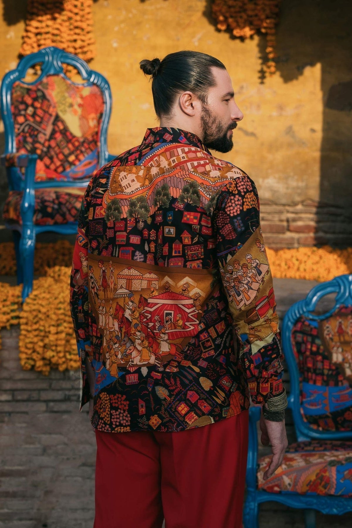 Pakistani Menswear | Tutinama by Fahad Hussayn - Designer Dress - Type: MensWear - Available at Libayah - 100% Original
