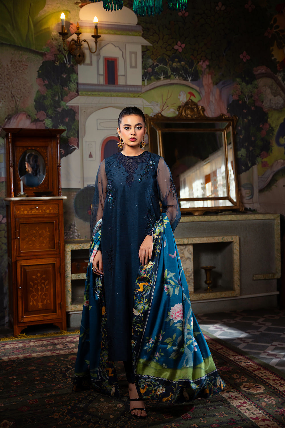 Saira Rizwan | Dahini Silk Pret | SIAN -SRLP03-25 by Saira Rizwan - Designer Dress - Type: Ladies Clothes - Available at Libayah - 100% Original