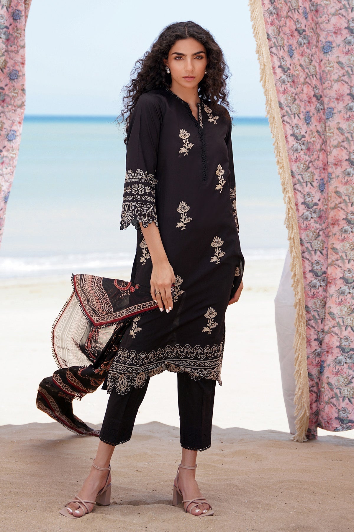 Sahar | Festive Stitched Vol 2 | D01 by Sahar - Designer Dress - Type: Ladies Clothes - Available at Libayah - 100% Original