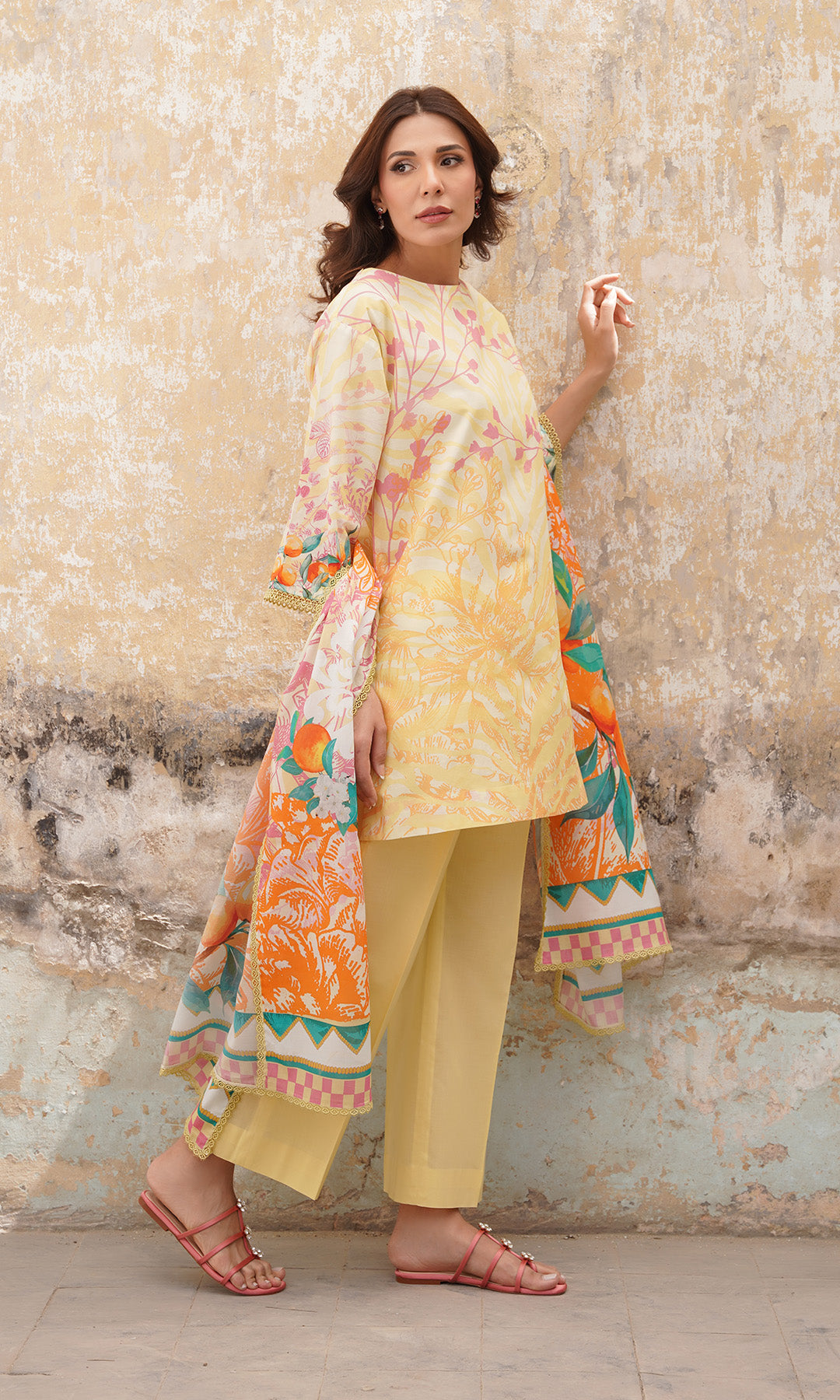 Sahar | Selene Vol 2 | Citrus Glow by Sahar - Designer Dress - Type: Ladies Clothes - Available at Libayah - 100% Original