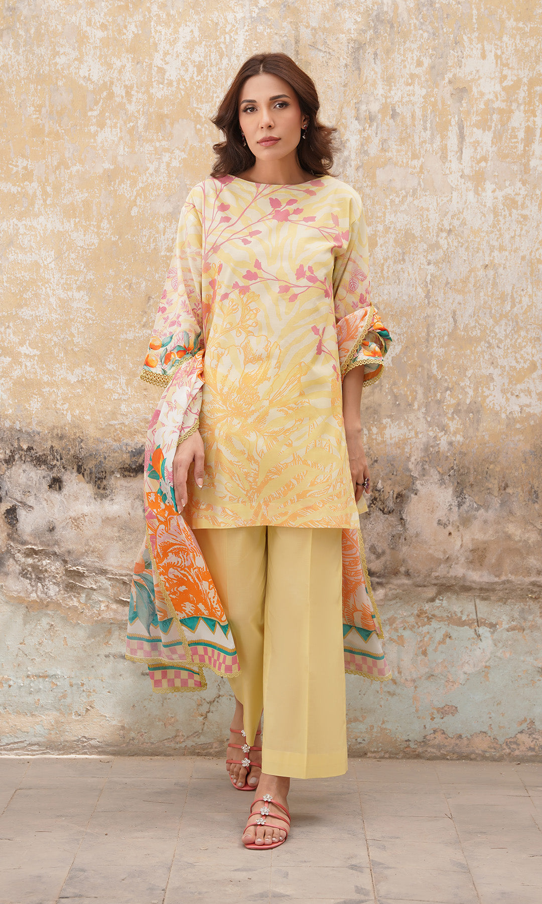 Sahar | Selene Vol 2 | Citrus Glow by Sahar - Designer Dress - Type: Ladies Clothes - Available at Libayah - 100% Original