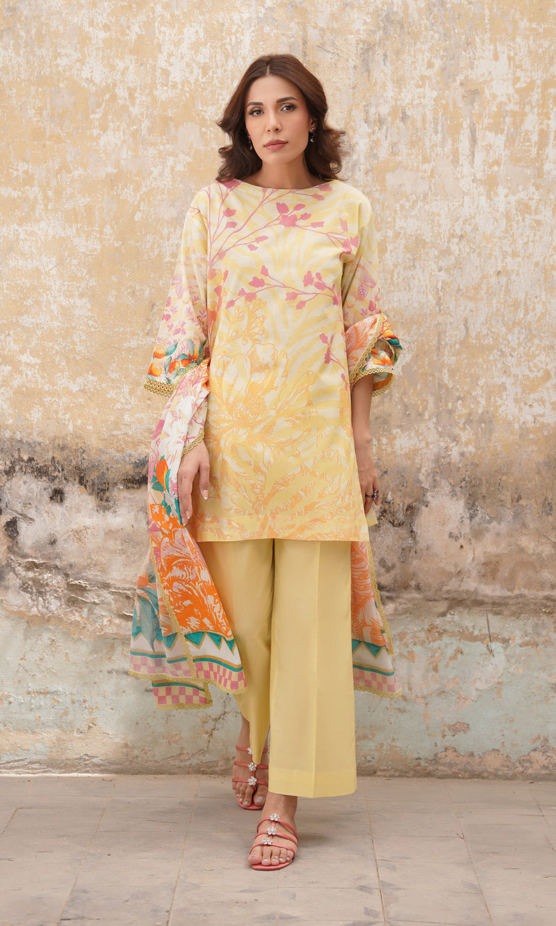 Sahar | Selene Vol 2 | Citrus Glow by Sahar - Designer Dress - Type: Ladies Clothes - Available at Libayah - 100% Original