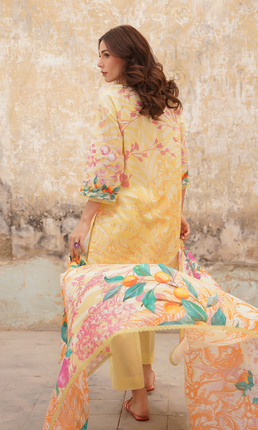 Sahar | Selene Vol 2 | Citrus Glow by Sahar - Designer Dress - Type: Ladies Clothes - Available at Libayah - 100% Original