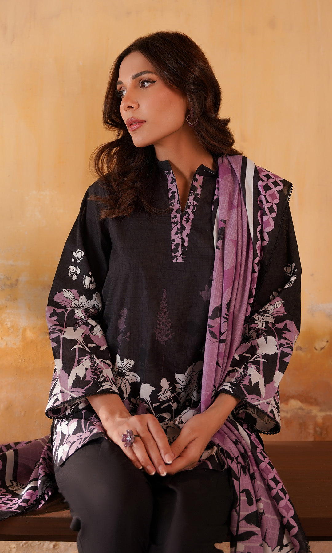 Sahar | Selene Vol 2 |Obsidian Iris by Sahar - Designer Dress - Type: Ladies Clothes - Available at Libayah - 100% Original