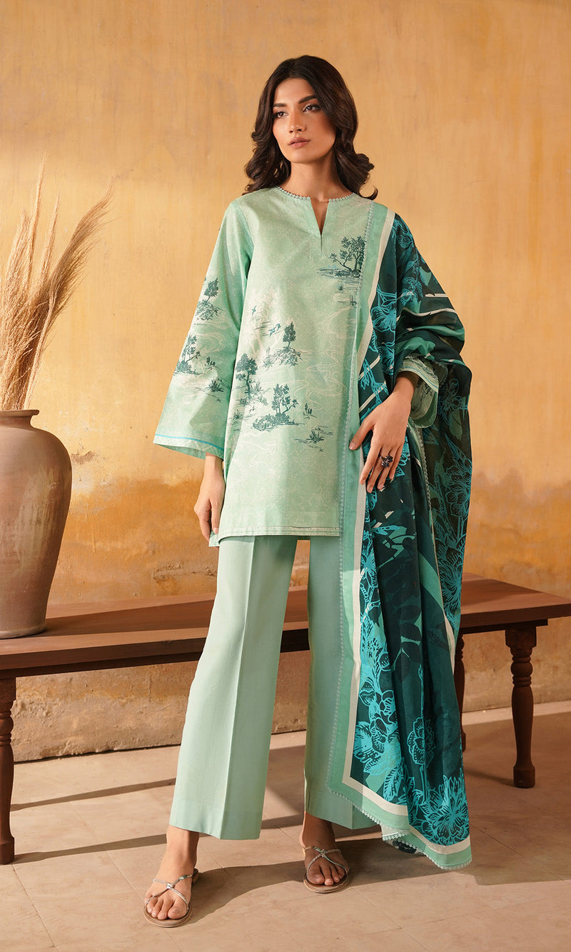Sahar | Selene Vol 2 | Celadon Bloom by Sahar - Designer Dress - Type: Ladies Clothes - Available at Libayah - 100% Original