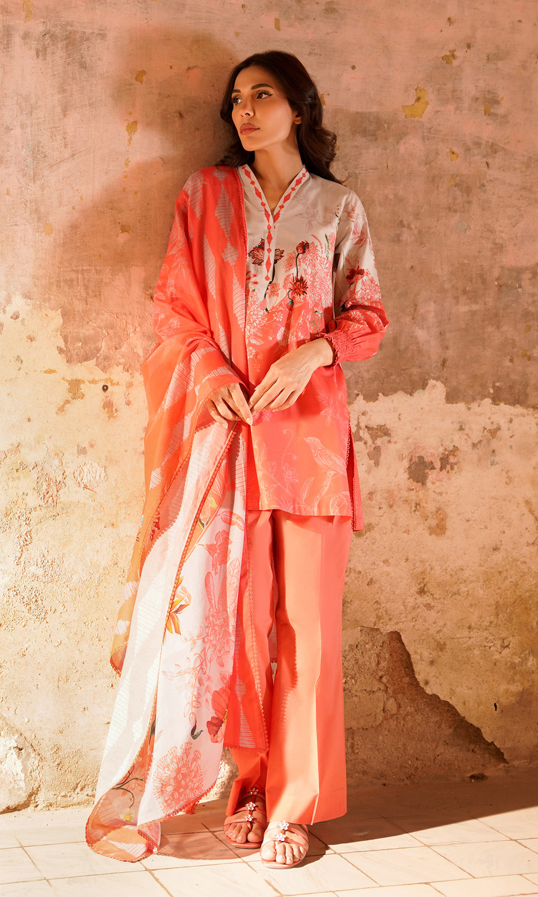 Sahar | Selene Vol 2 | Scarlet Coral by Sahar - Designer Dress - Type: Ladies Clothes - Available at Libayah - 100% Original