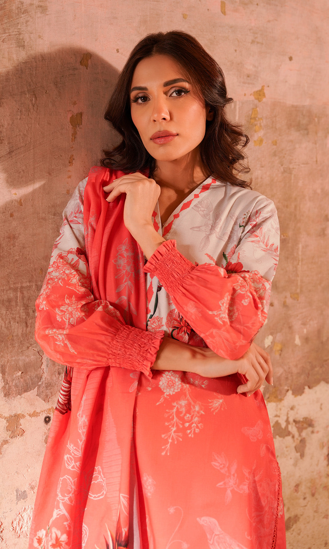 Sahar | Selene Vol 2 | Scarlet Coral by Sahar - Designer Dress - Type: Ladies Clothes - Available at Libayah - 100% Original